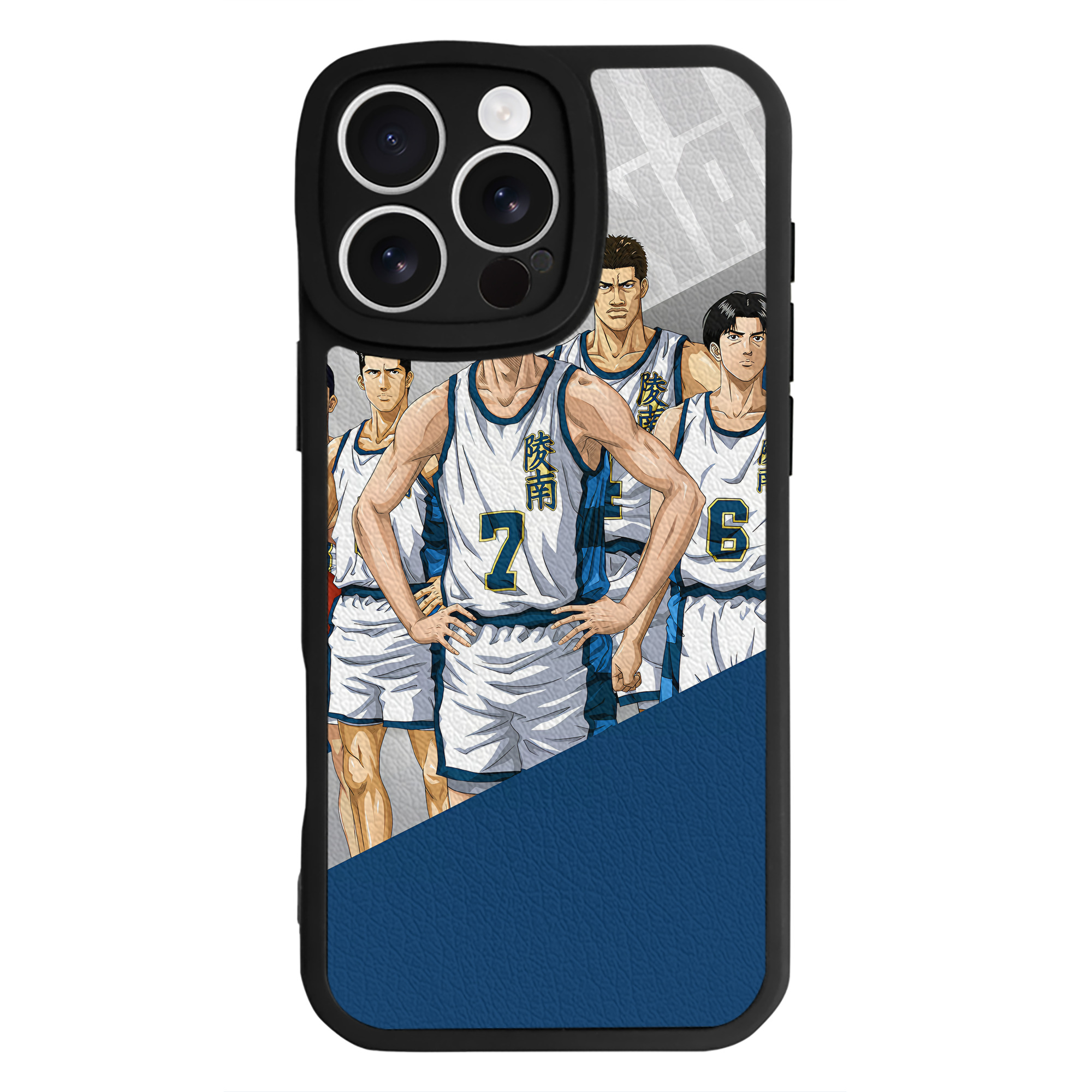（画像用） SLAM DUNK／スラムダンク 【iPhone 16シリーズ対応】シリコンスマホケース（レザー調） 材質：シリコン